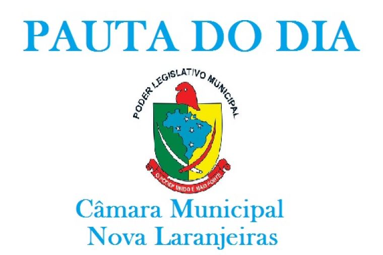 Pauta Sessão Ordinária e extraordinária do 19 de fevereiro de 2018